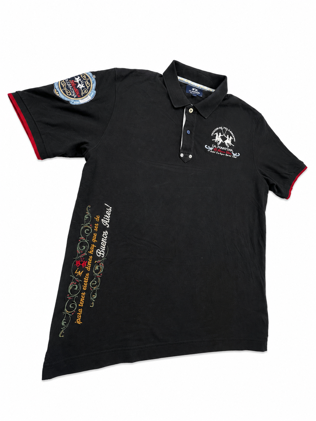 La Martina Black polo