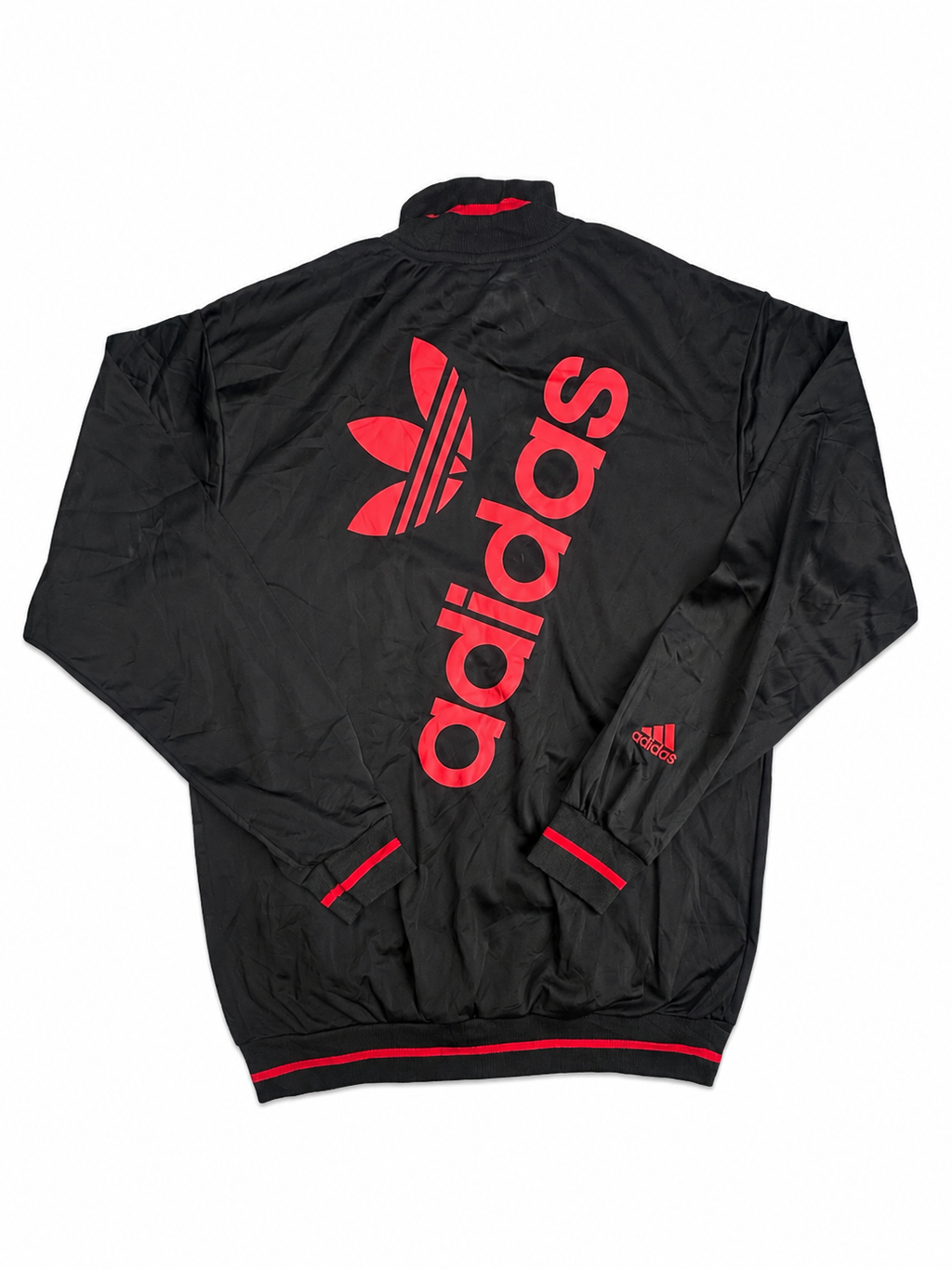 Adidas black/red zip up jacket