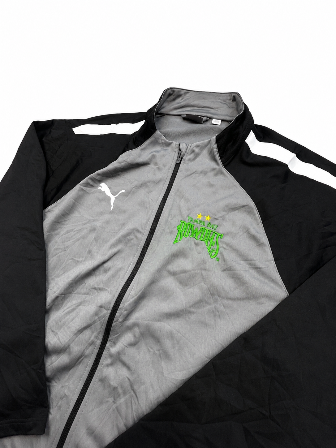Puma grey zip up jacket