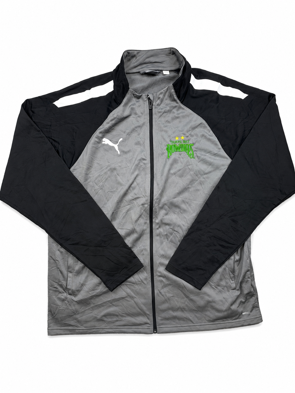 Puma grey zip up jacket