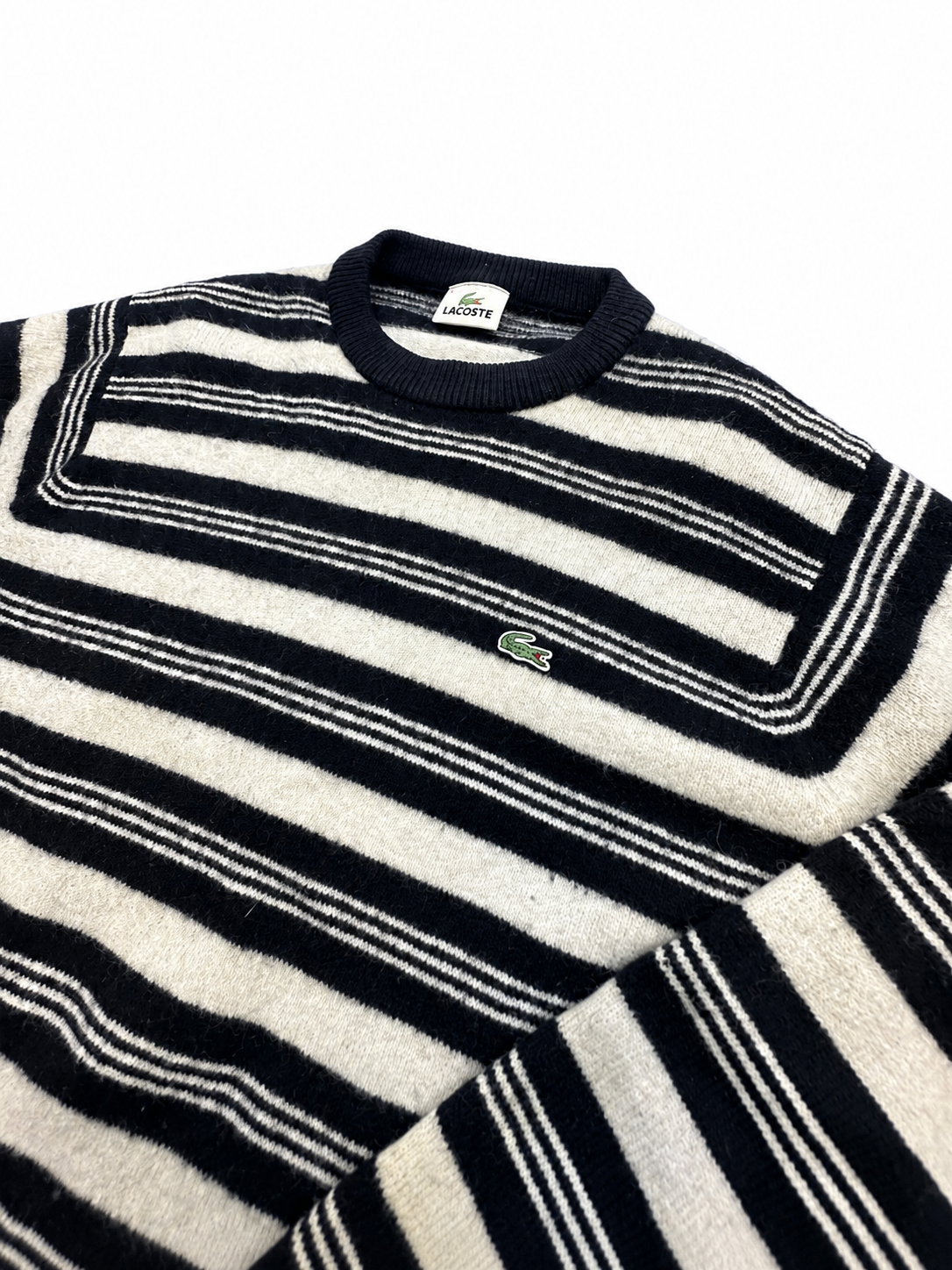 Lacoste black/white sweater