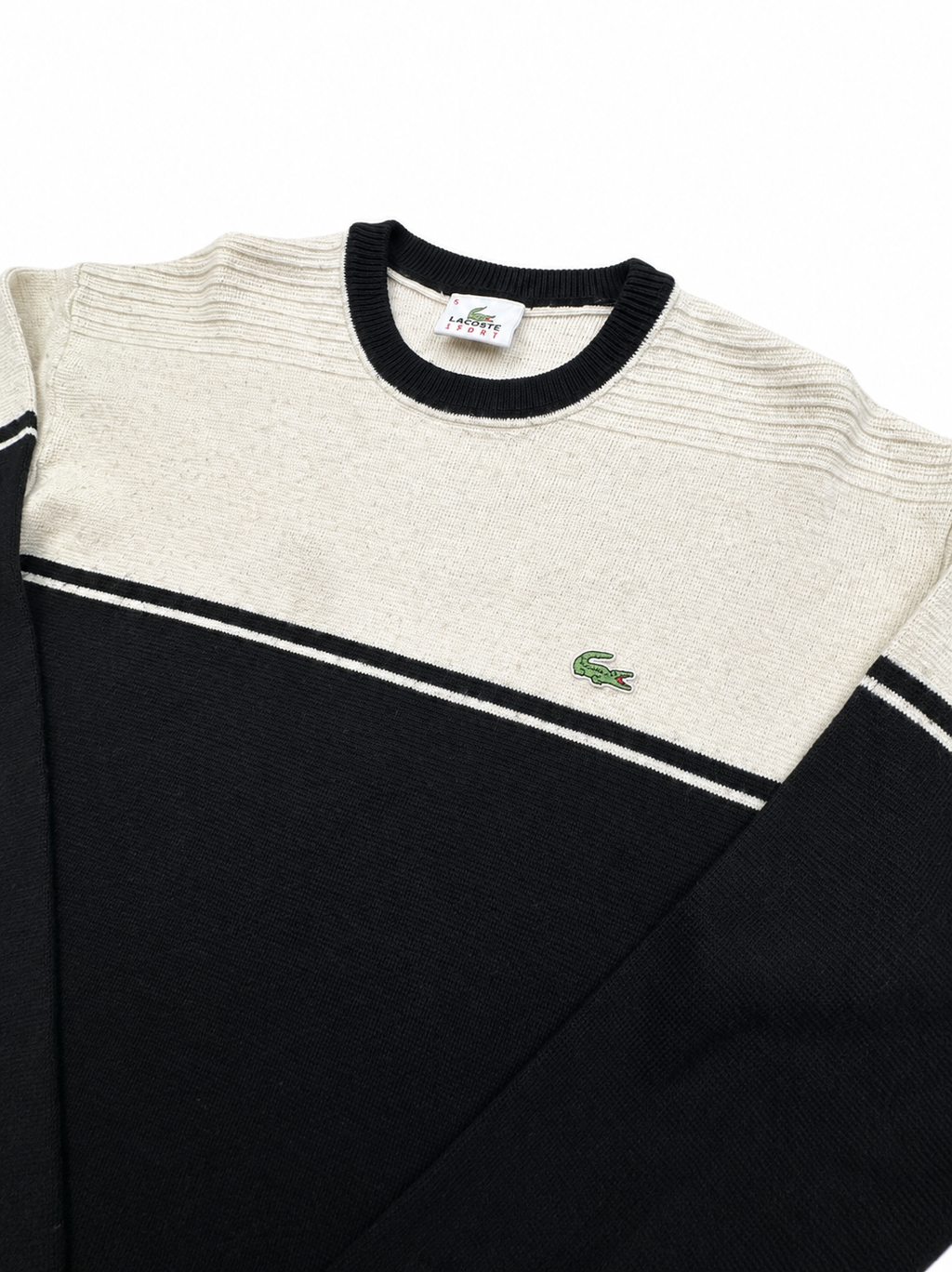 Lacoste black/white sweater