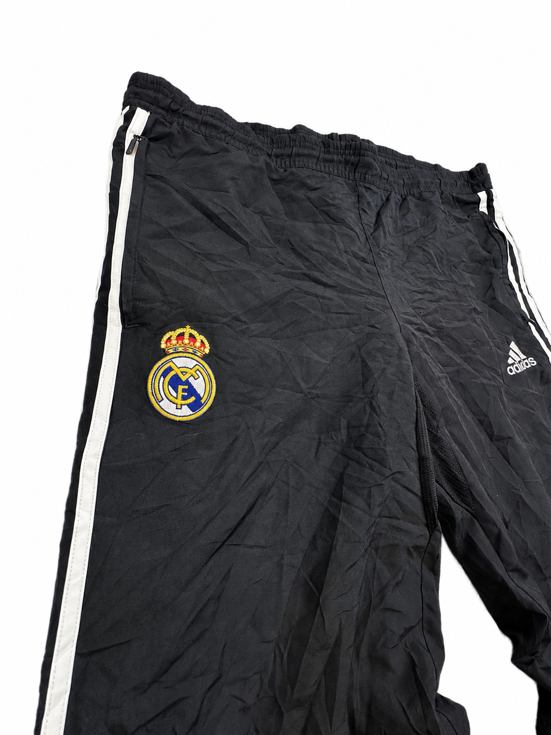 Adidas black real madrid Trackpant