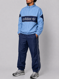 Adidas vintage 80s blue tracksuit