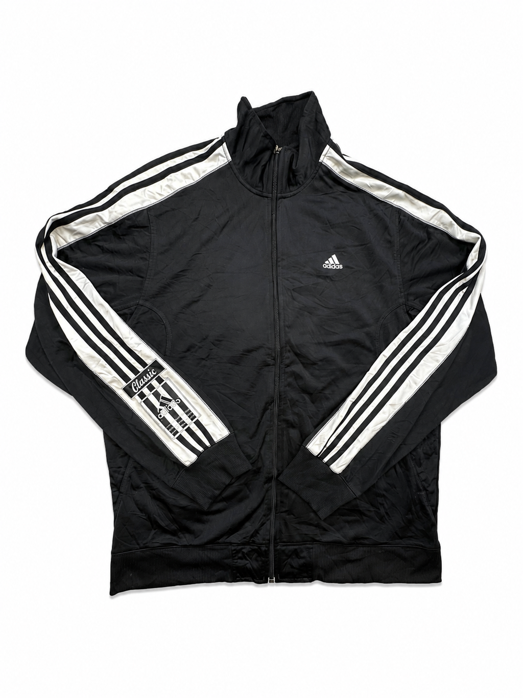 Adidas black zip up jacket