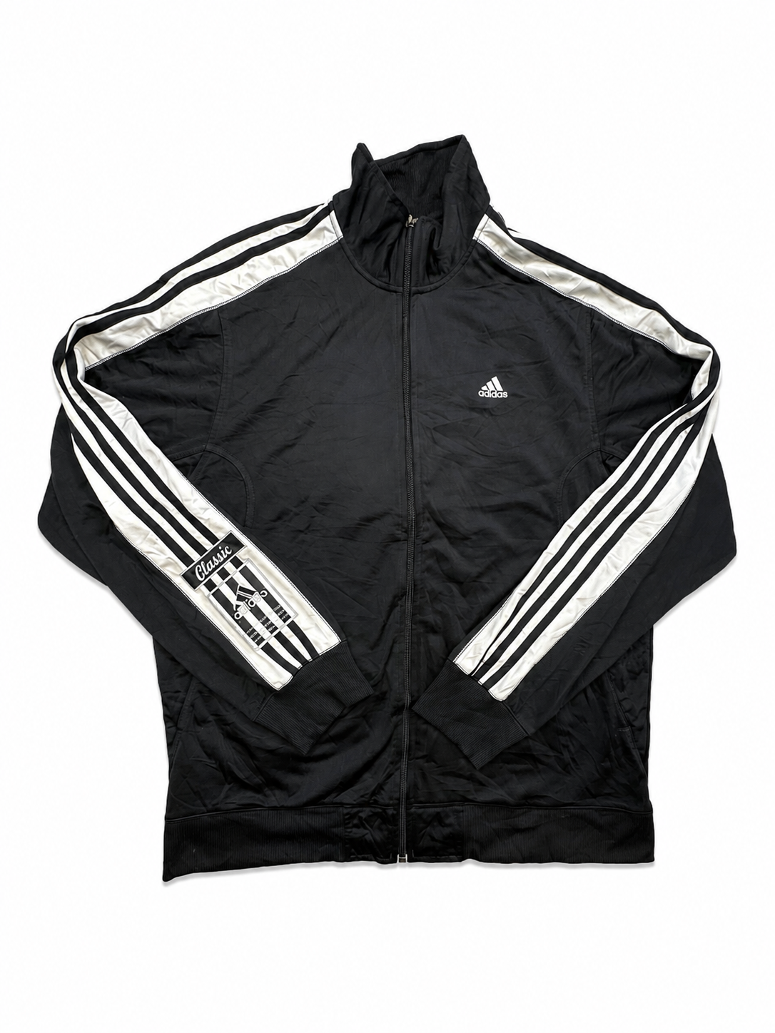 Adidas black zip up jacket