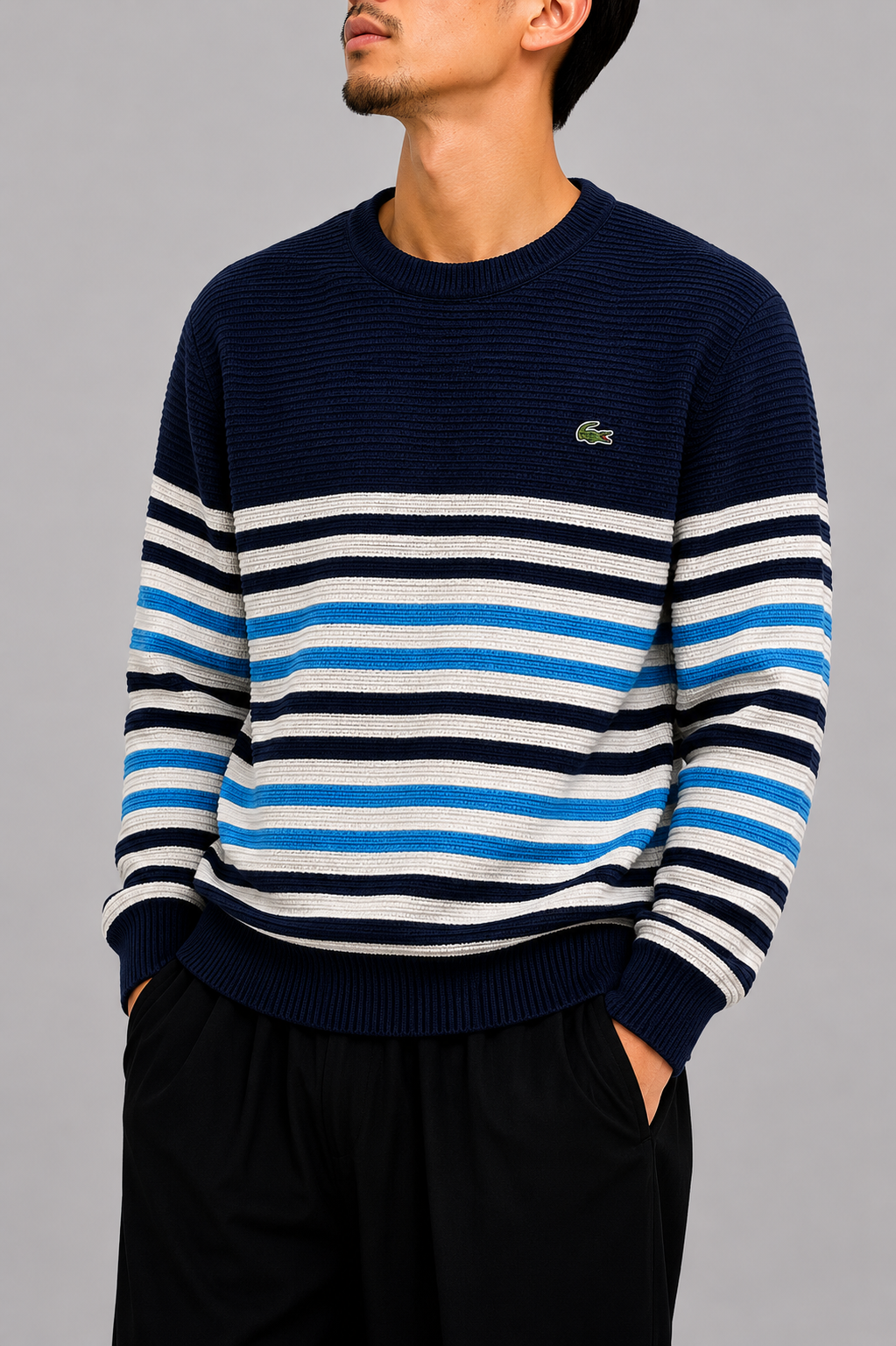 Lacoste blue sweater