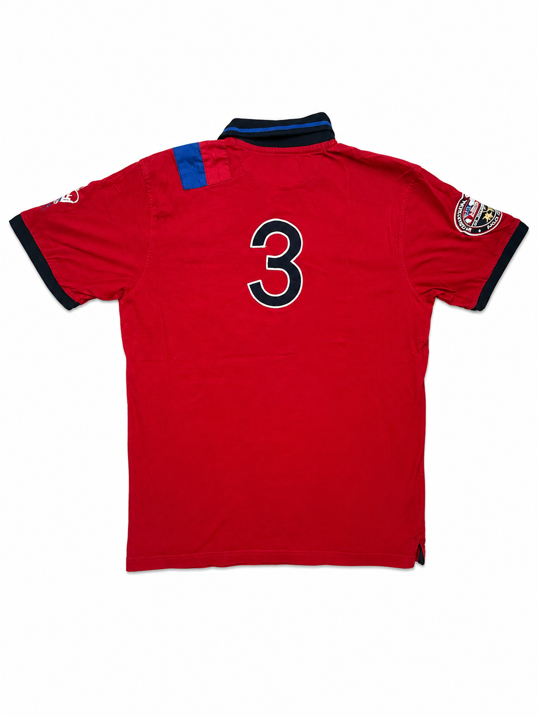 La martina red polo