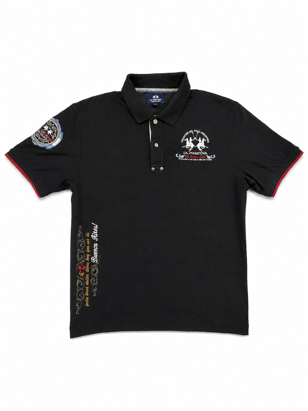La Martina Black polo