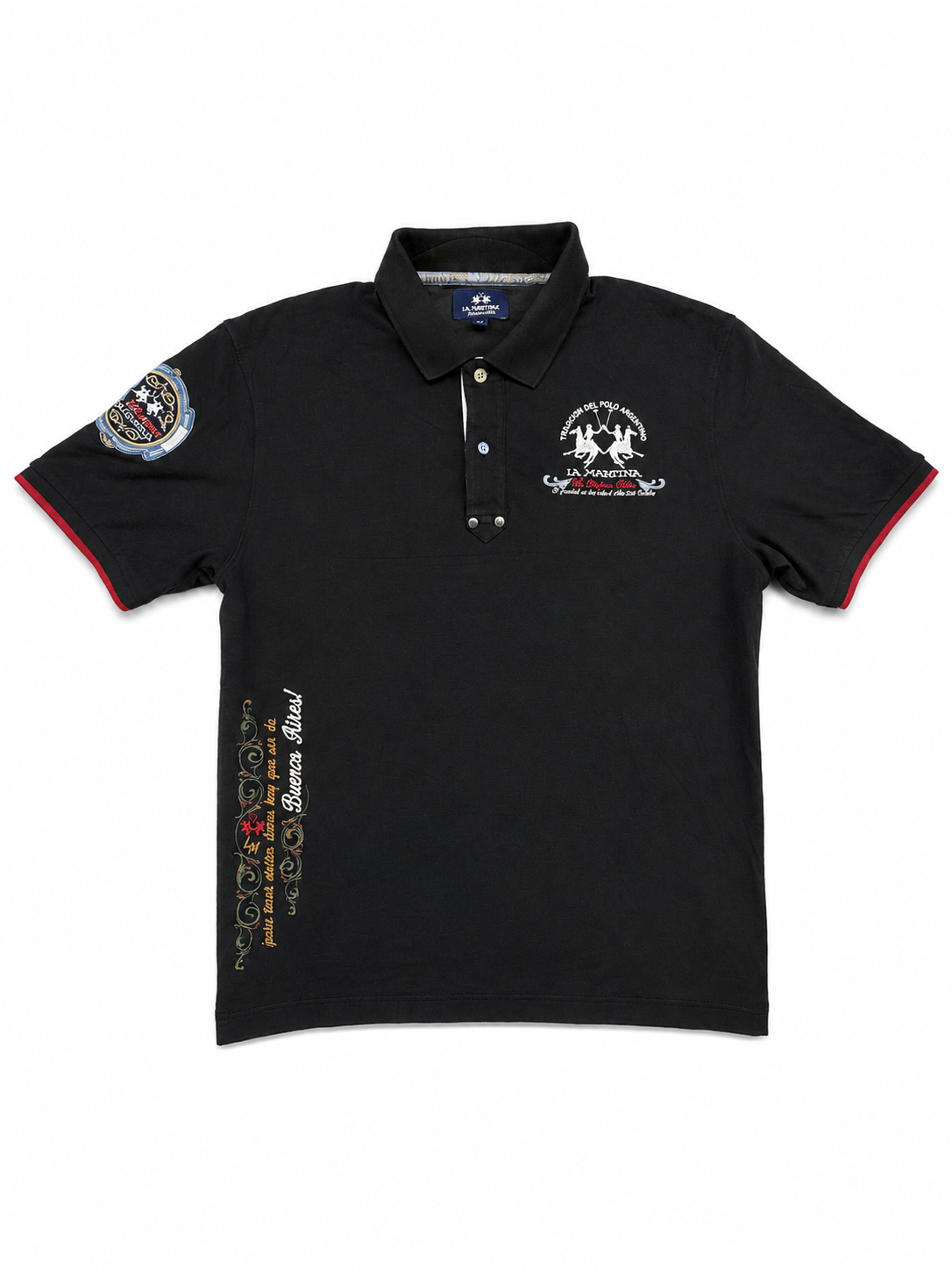 La Martina Black polo