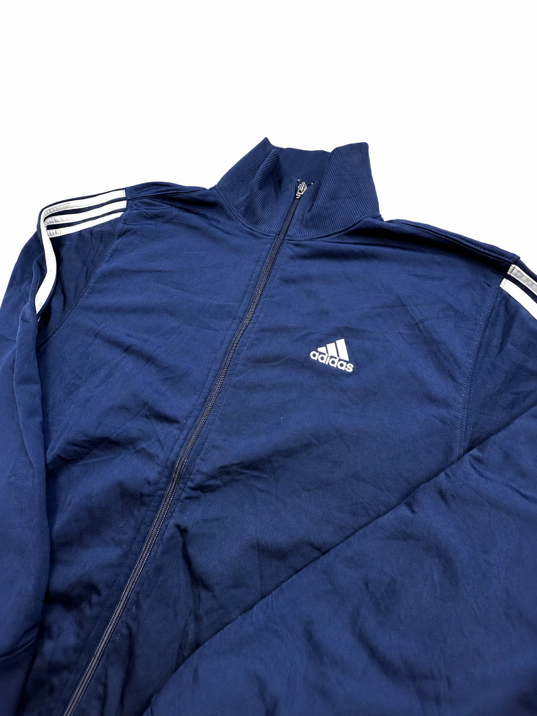 Adidas blue zip up jacket