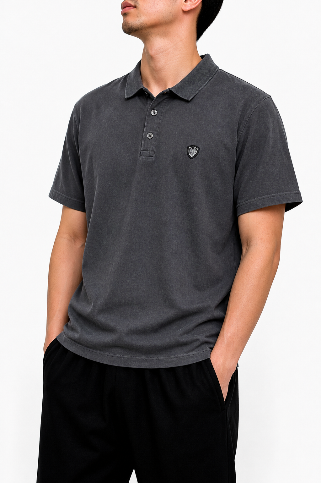 Armani grey polo