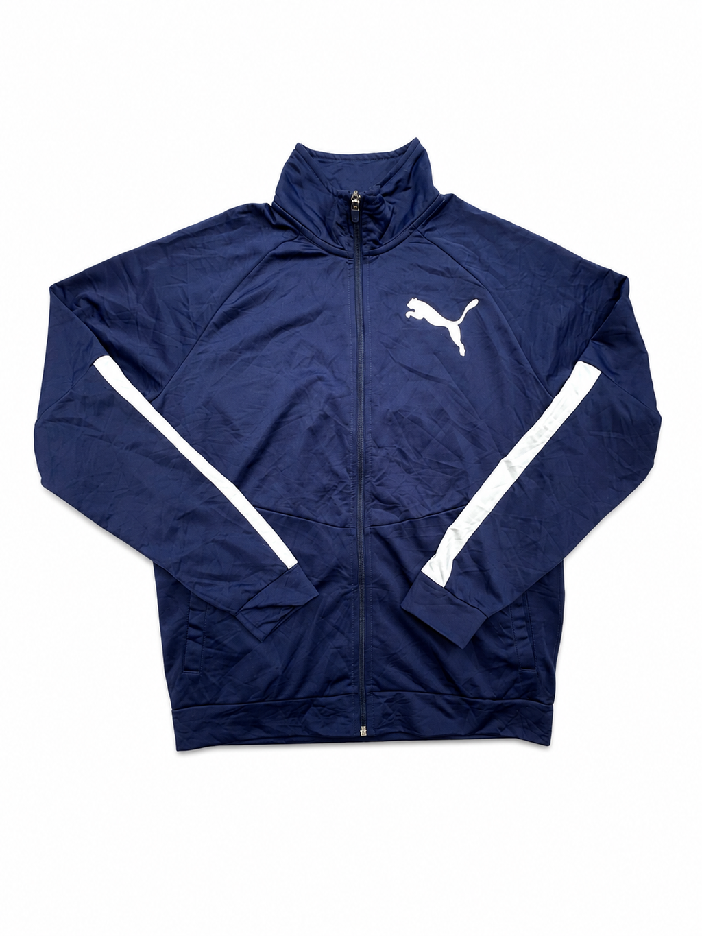 Puma blue zip up jacket