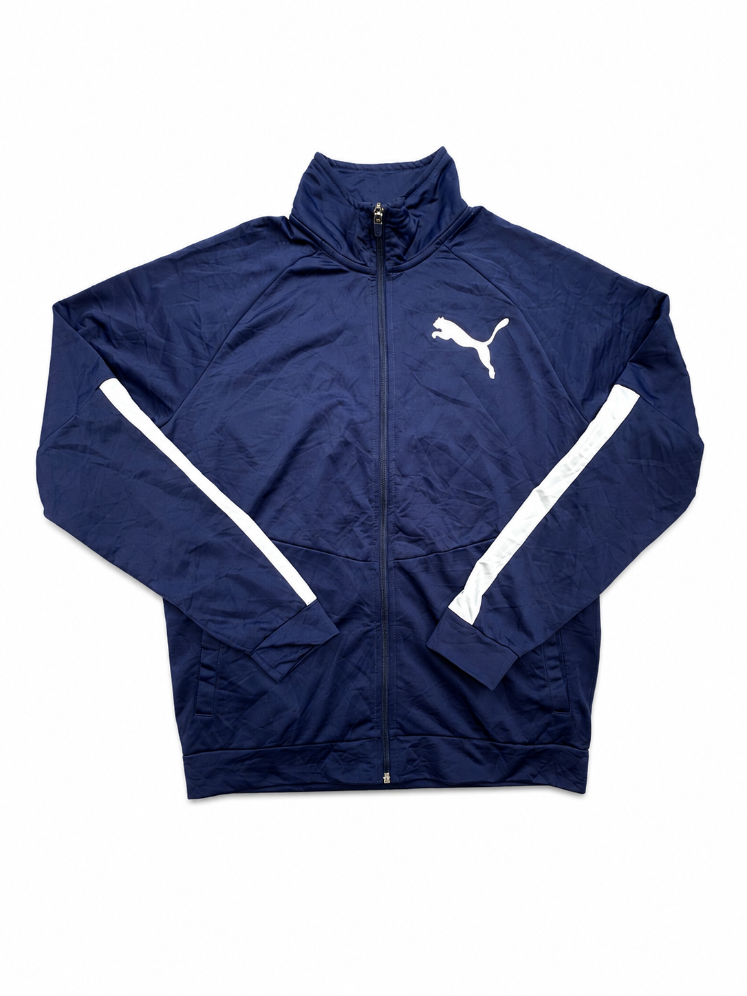 Puma blue zip up jacket
