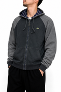 Lacoste black/grey zip up jacket