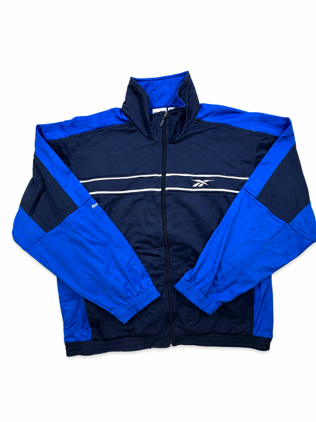 Reebok blue zip up jacket