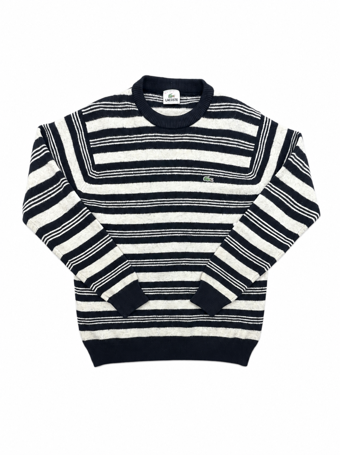 Lacoste black/white sweater