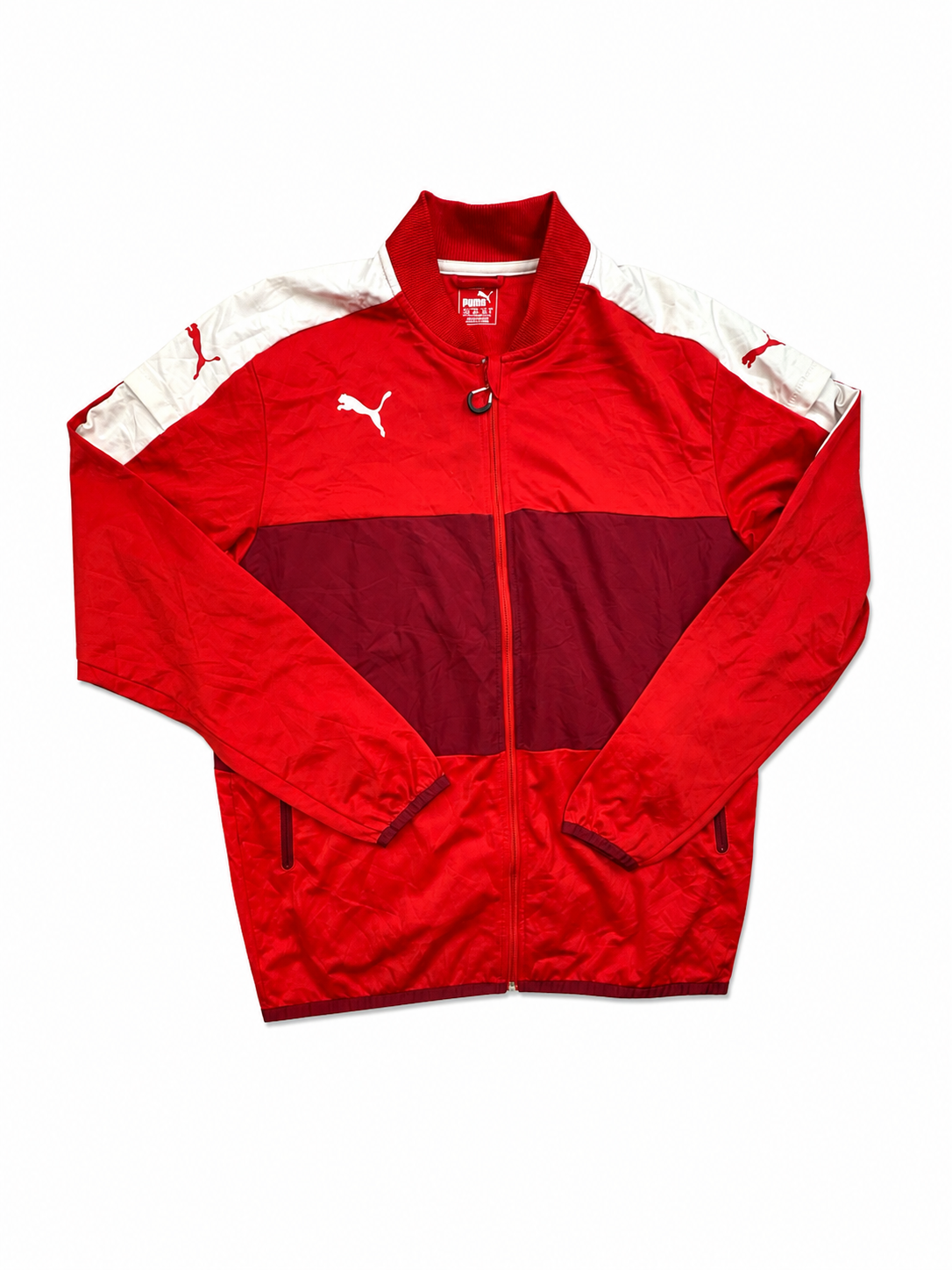 Puma red zip up jacket