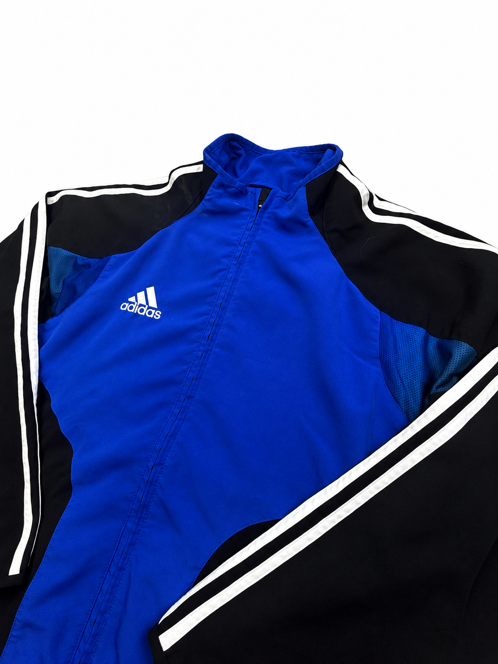 Adidas black/blue tracksuit