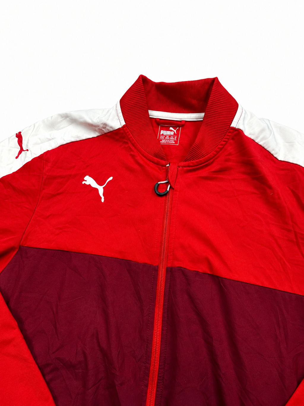 Puma red zip up jacket