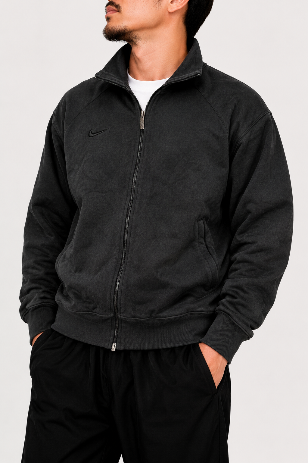 Nike black zip up jacket