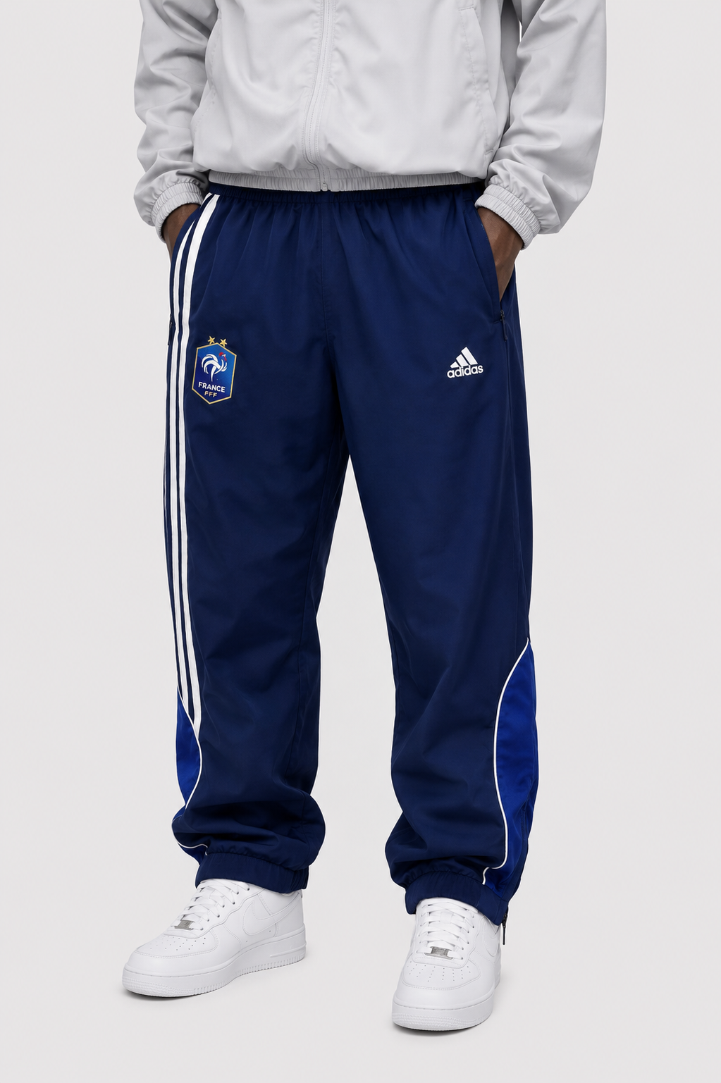 Adidas blue France trackpants