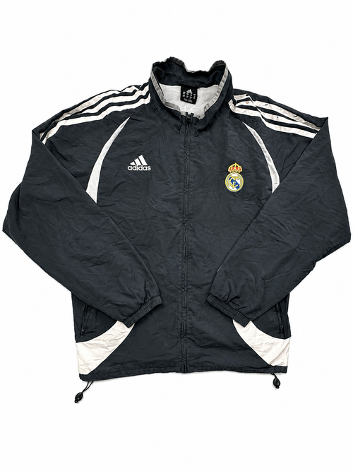 Adidas dark grey real madrid jacket