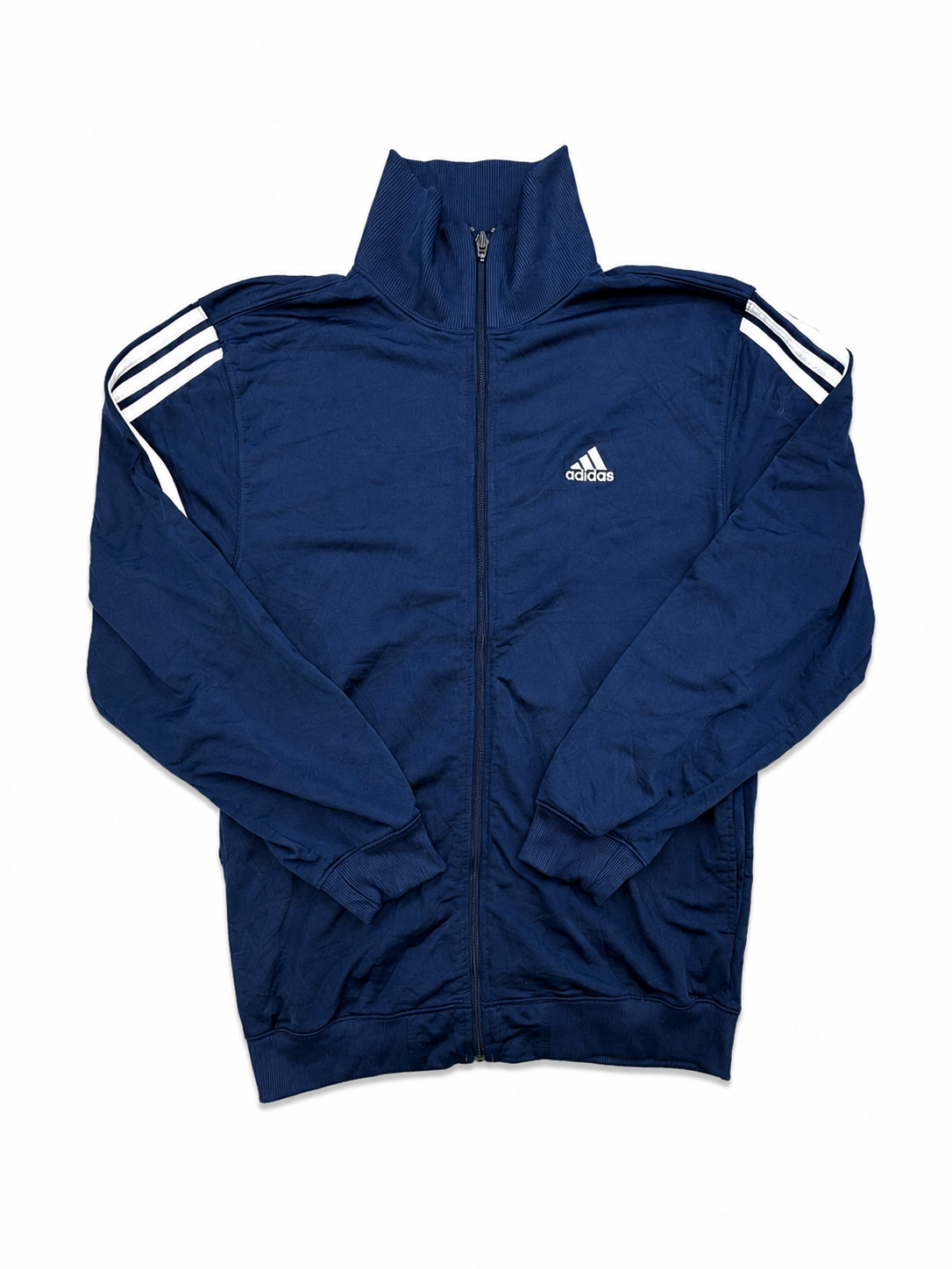 Adidas blue zip up jacket