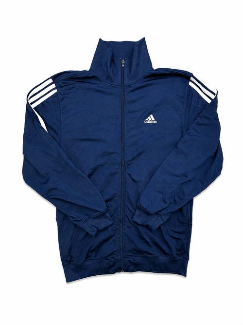 Adidas blue zip up jacket