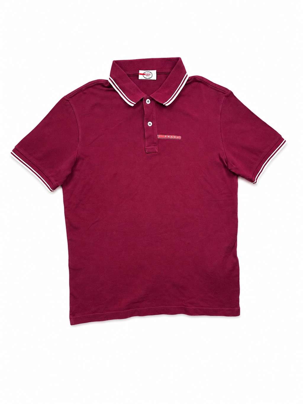 Prada red polo