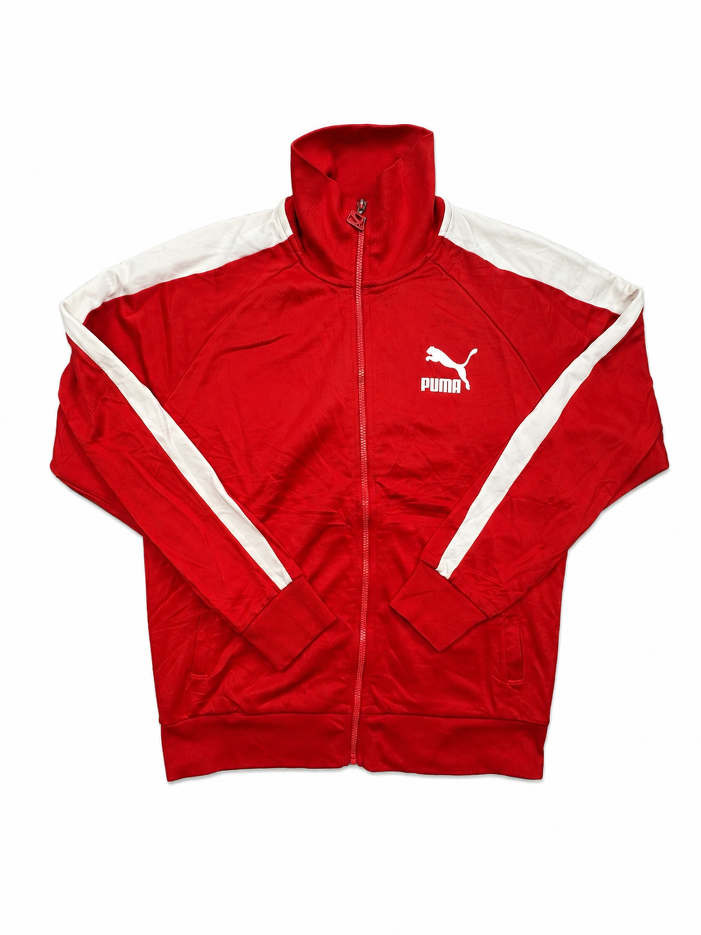 Puma red zip up jacket
