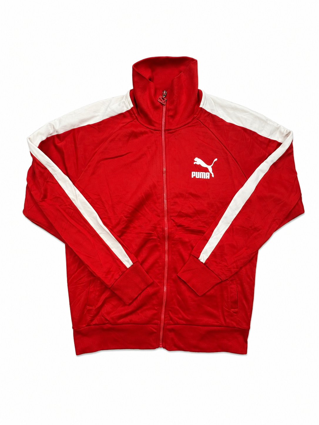 Puma red zip up jacket