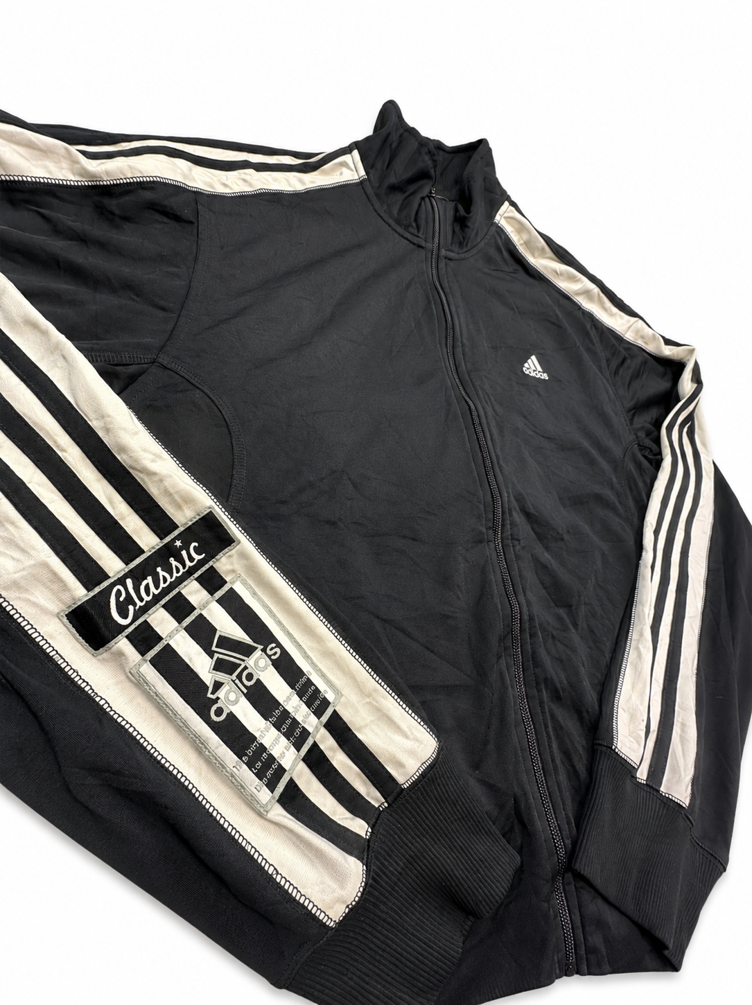 Adidas black zip up jacket
