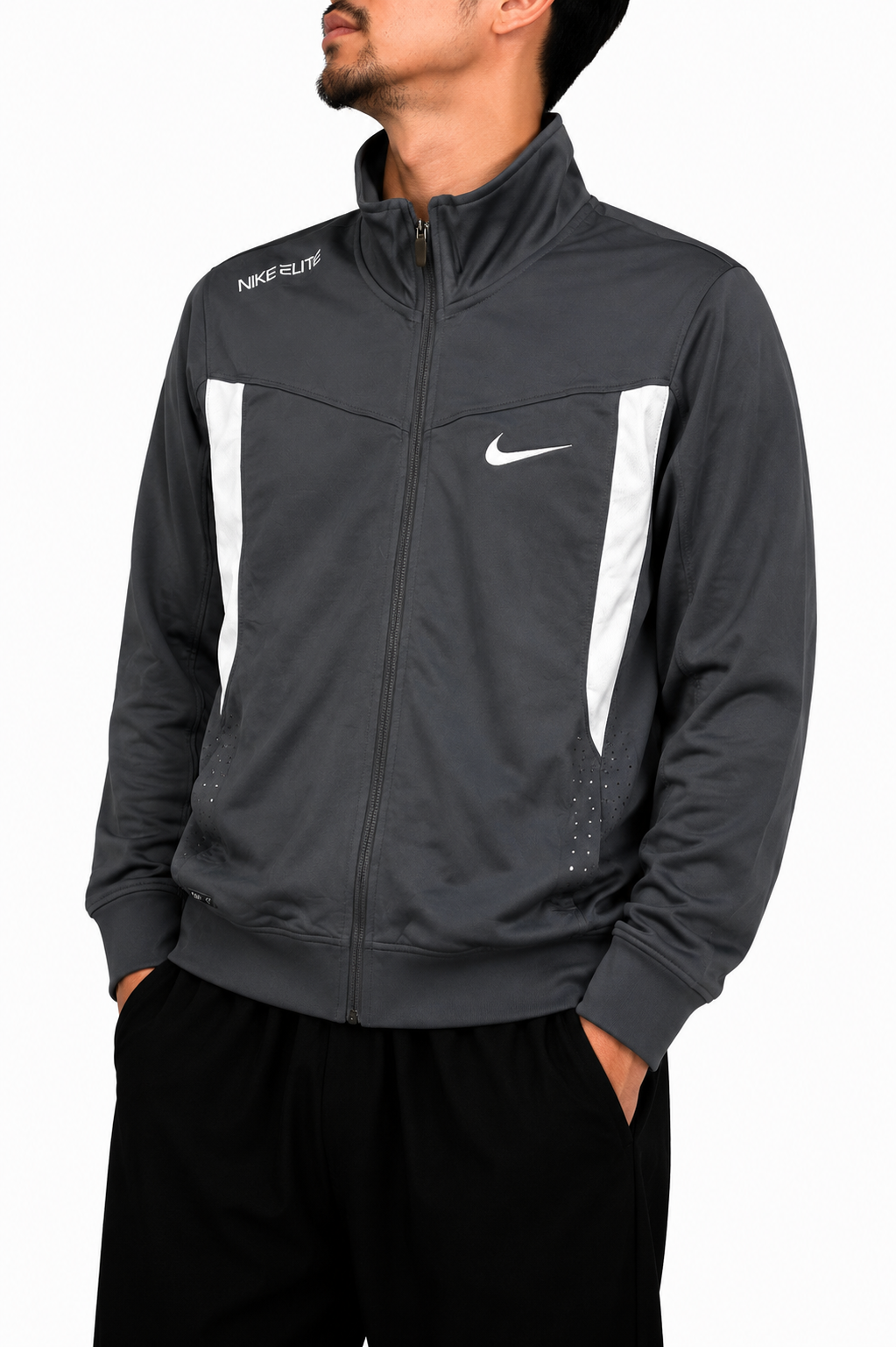 Nike grey zip up jacket