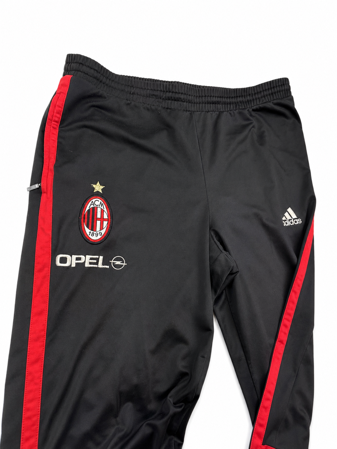Adidas black AC mailand trackpants