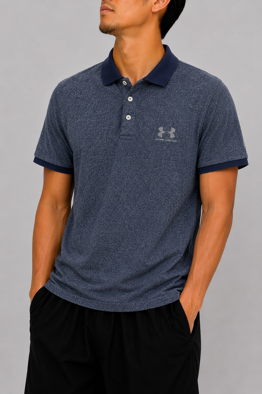 Under Armour blue polo
