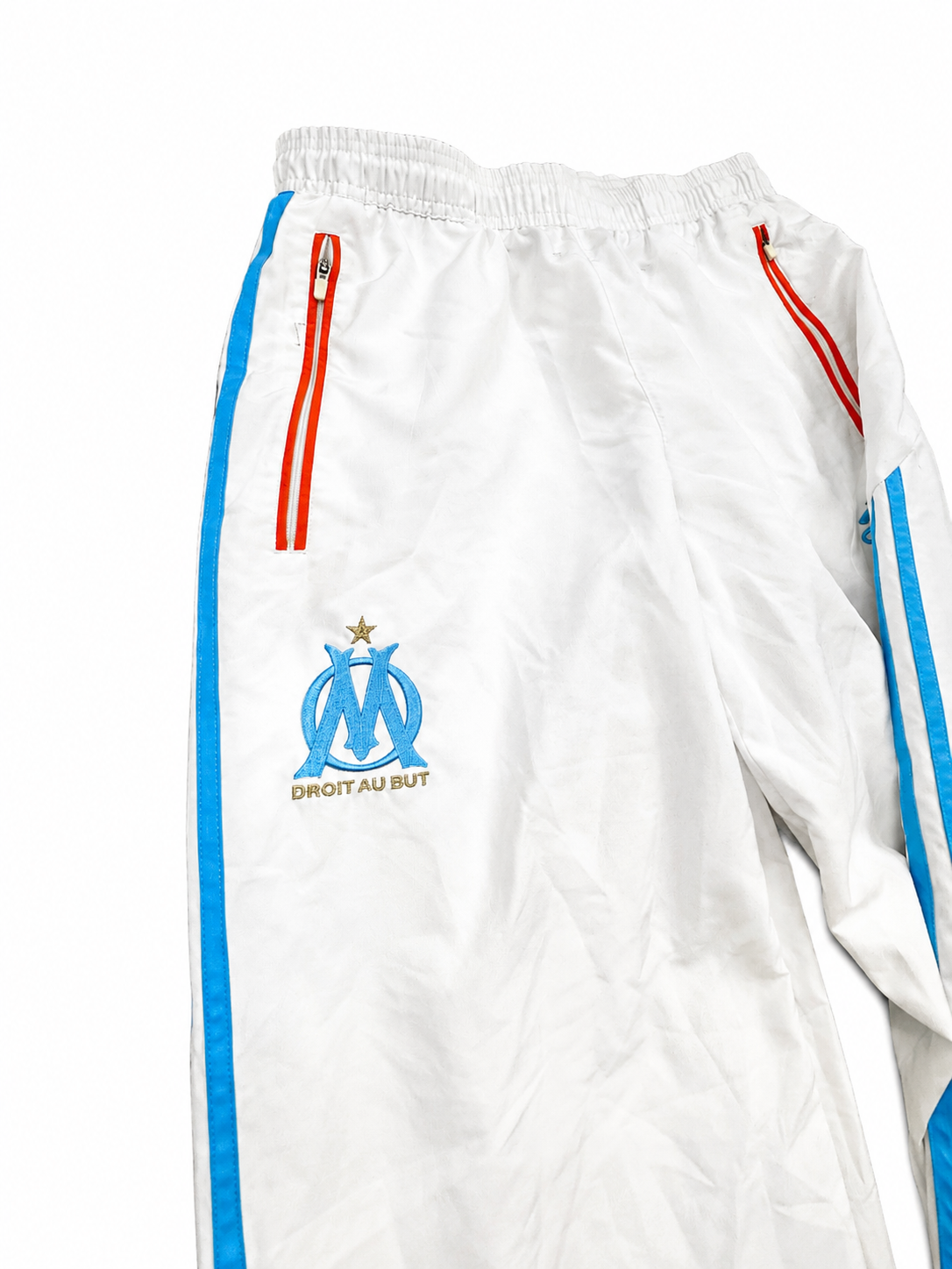 Adidas white marseille tracksuit