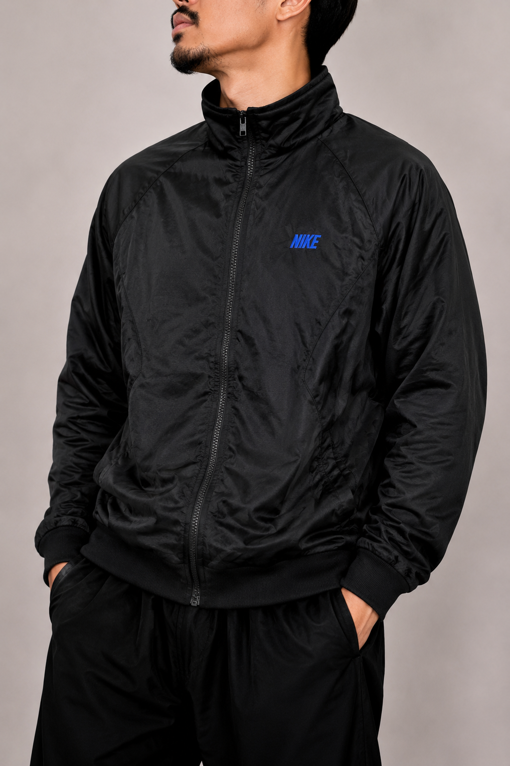 Nike black zip up jacket