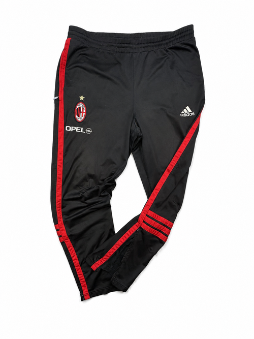 Adidas black AC mailand trackpants