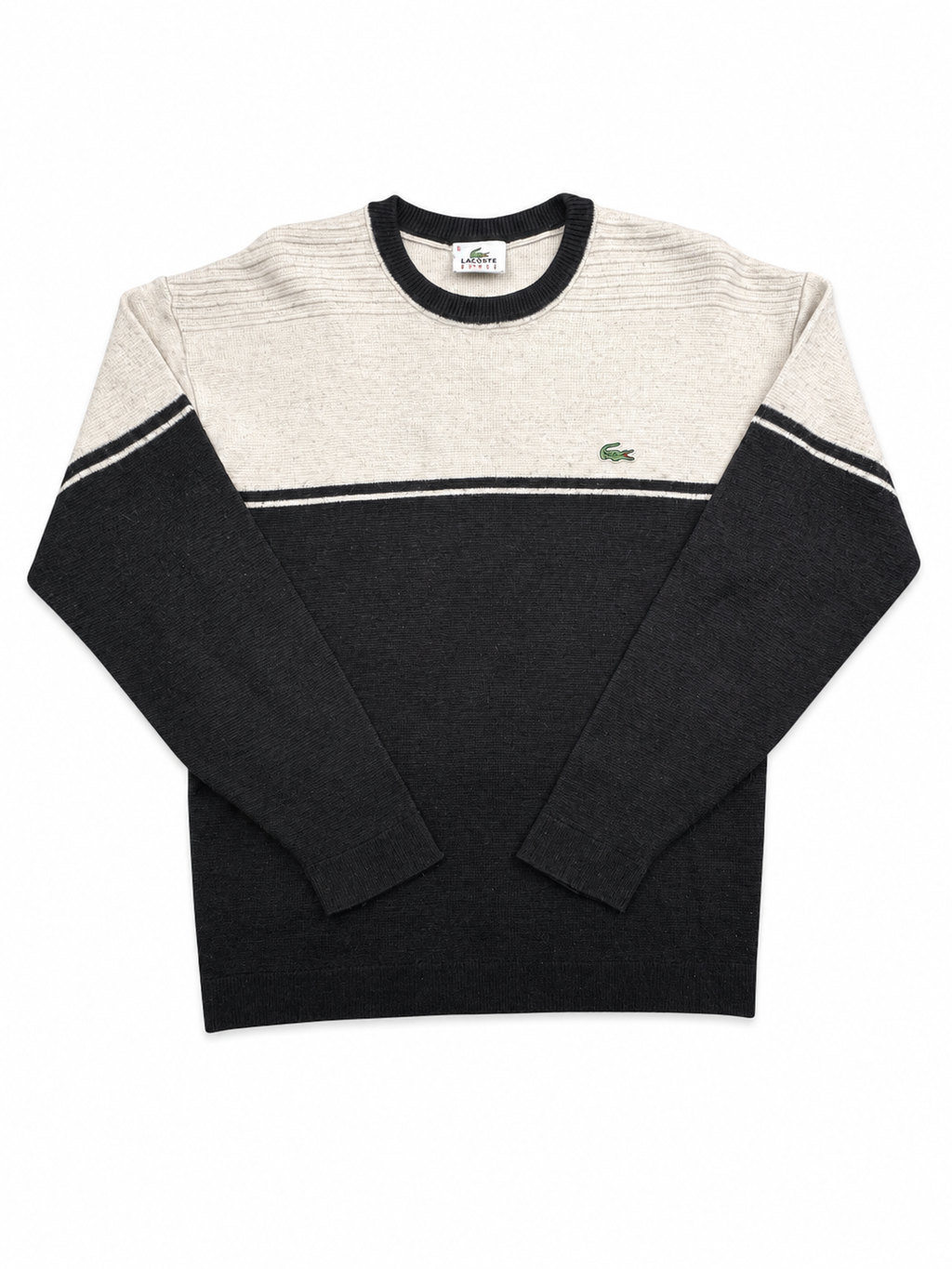 Lacoste black/white sweater