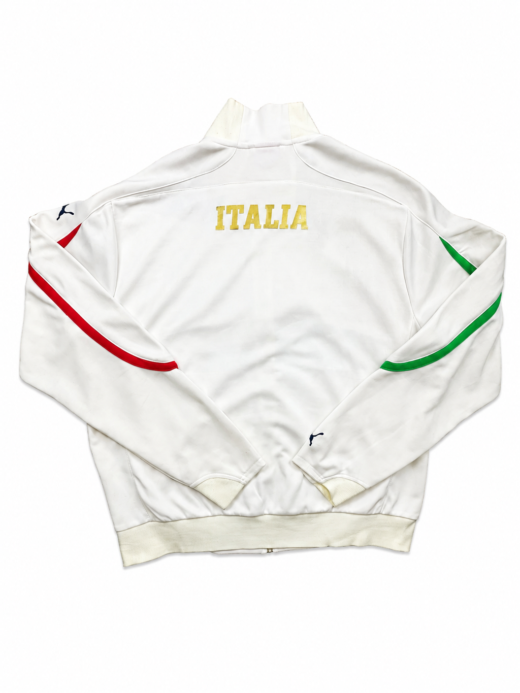 Puma white italy zip up jacket