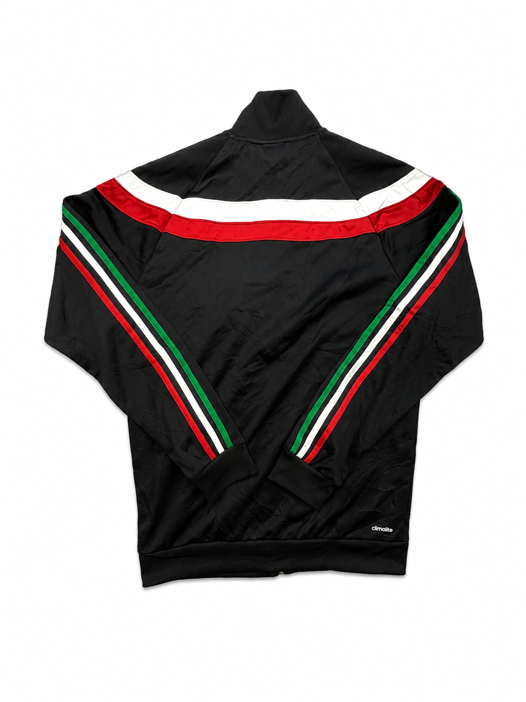 Adidas black AC milan zip up jacket