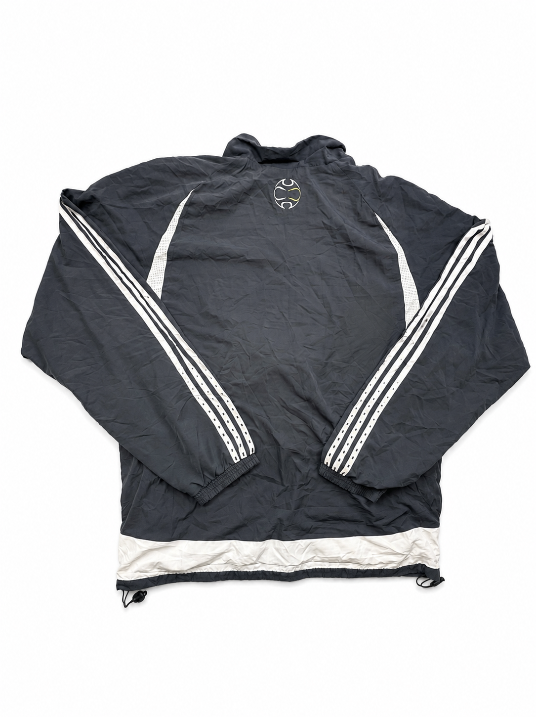 Adidas dark grey real madrid jacket