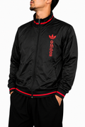 Adidas black/red zip up jacket
