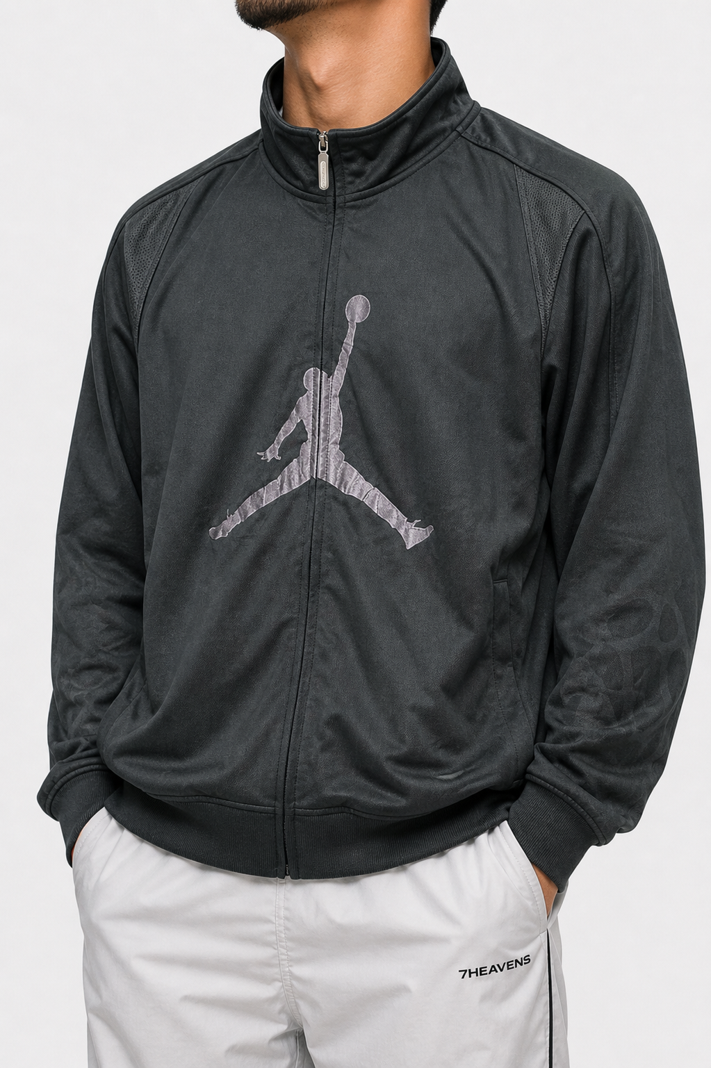 Jordan black zip up jacket
