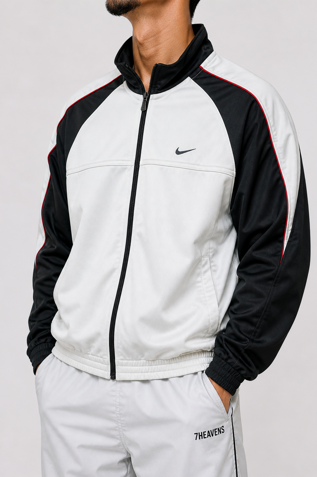 Nike white/black jacket