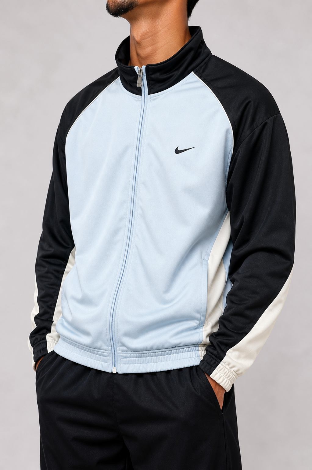 Nike babyblue zip up jacket
