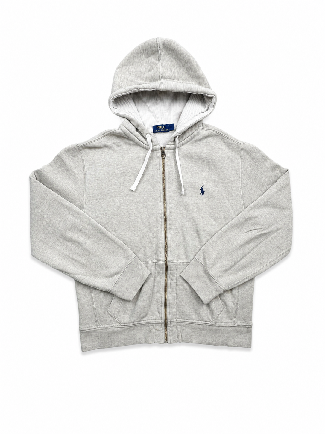 Ralph lauren grey zip up jacket