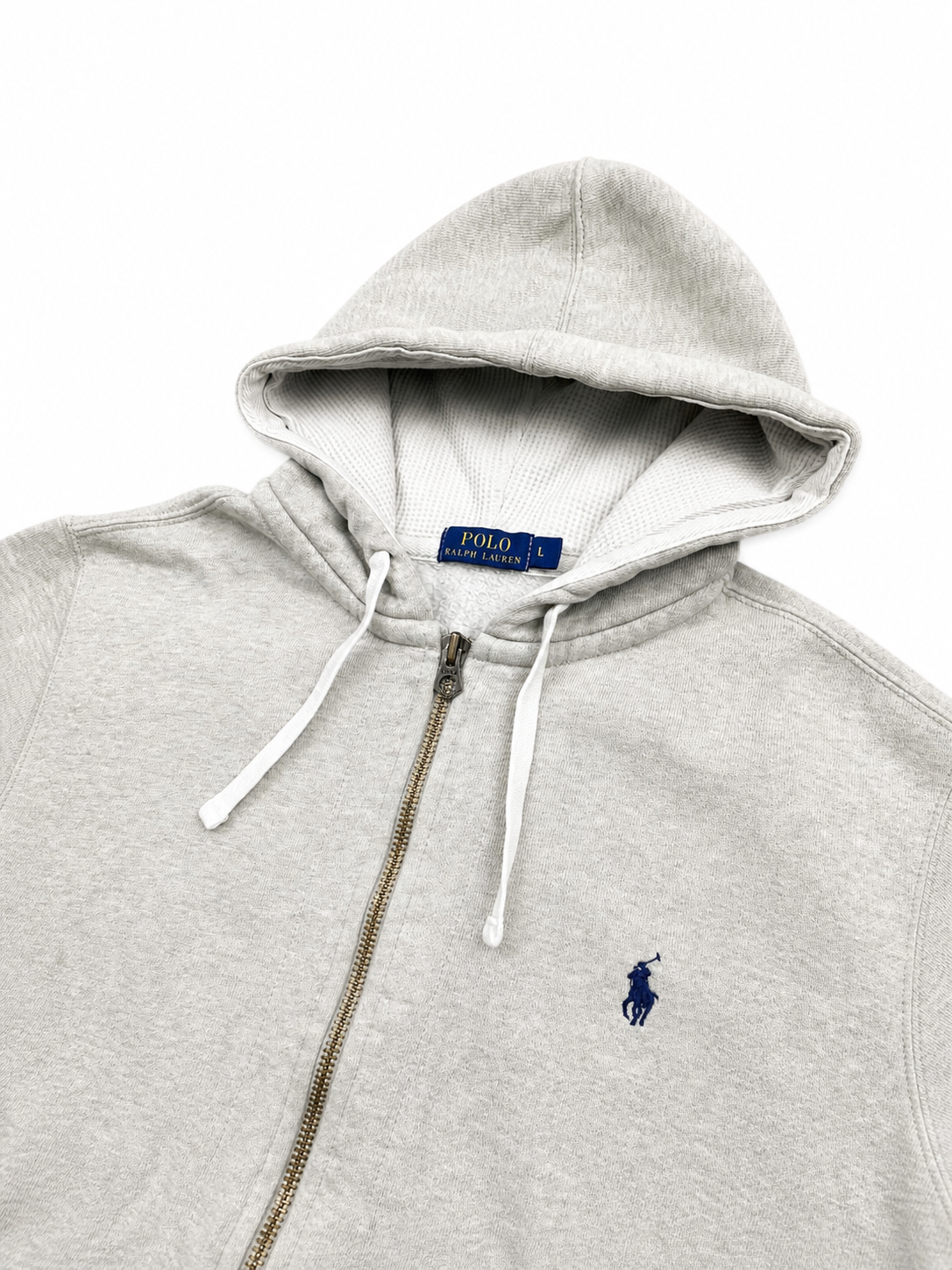 Ralph lauren grey zip up jacket