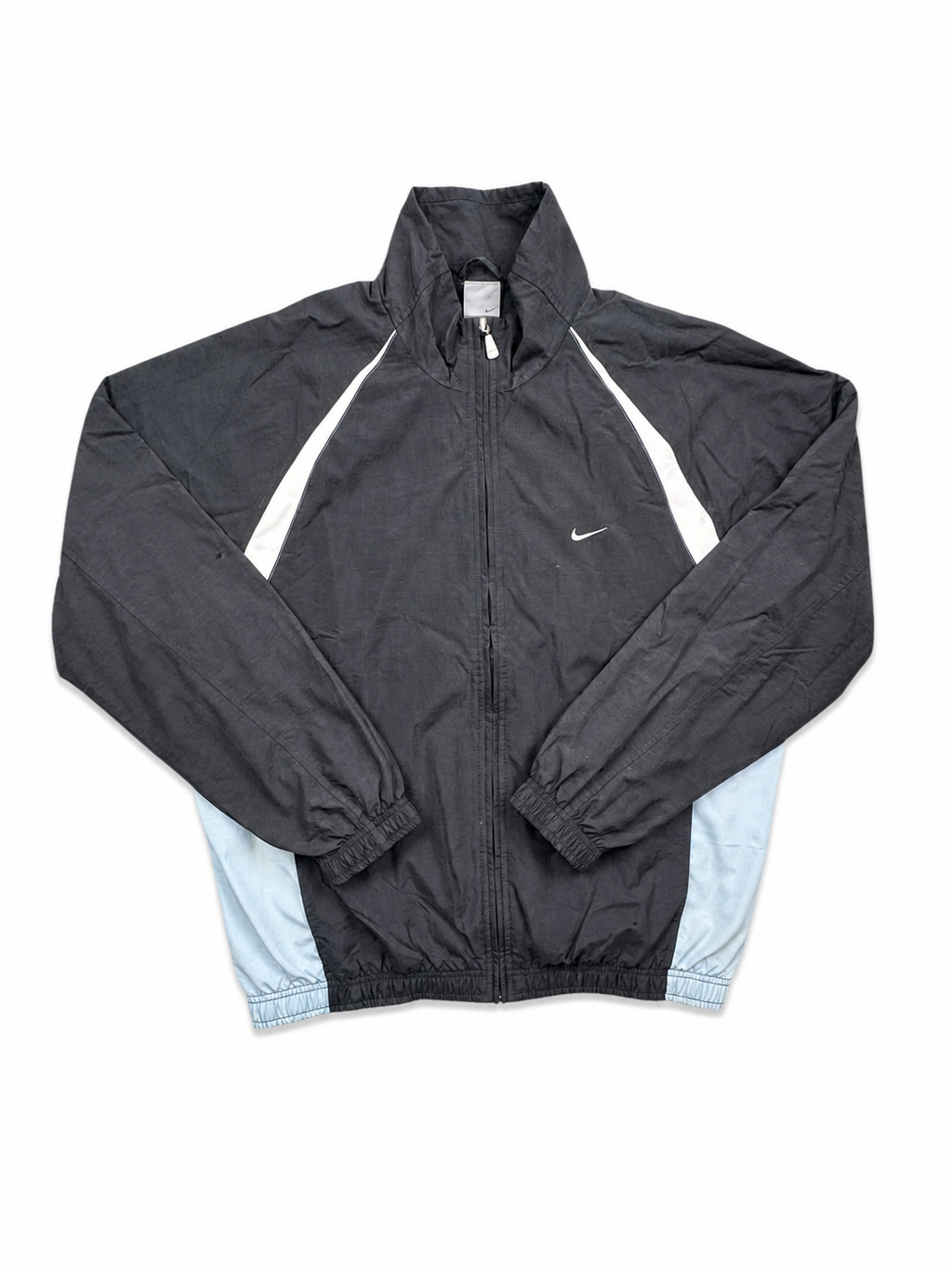Nike Black/babyblue zip up jacket